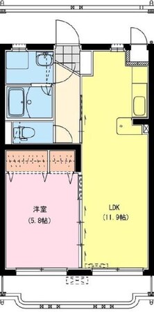 フォルティーレ下北2の物件間取画像